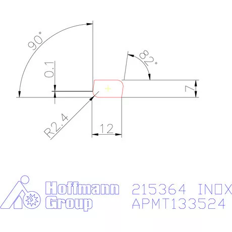 APMT 133524 ER  INOX