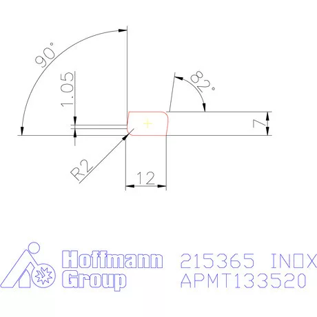 APMT 133520 ER  INOX