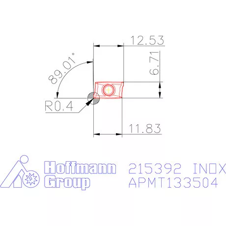 APMT 133504 ER  INOX