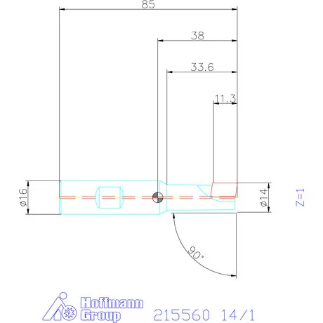 Garant Garant Softcut sarokmaró 90° MTC 14/1 mm