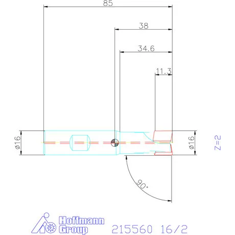 Garant Garant Softcut sarokmaró 90° MTC 16/2 mm