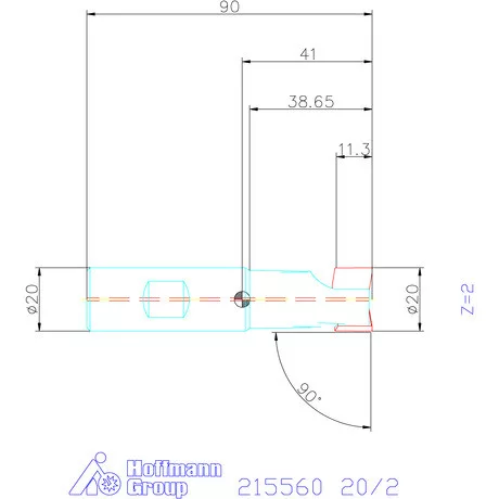 Garant Garant Softcut sarokmaró 90° MTC 20/2 mm