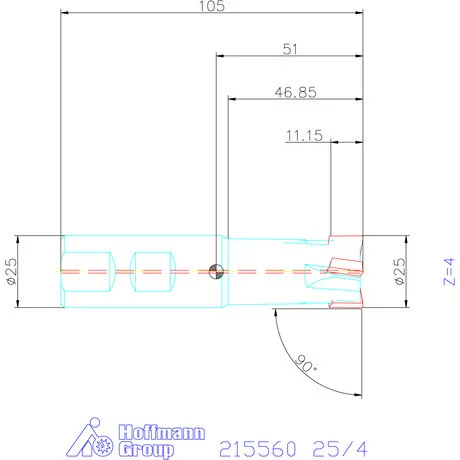 Garant Garant Softcut sarokmaró 90° MTC 25/4 mm