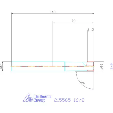 Garant Garant Softcut sarokmaró 90° MTC 16/2 mm