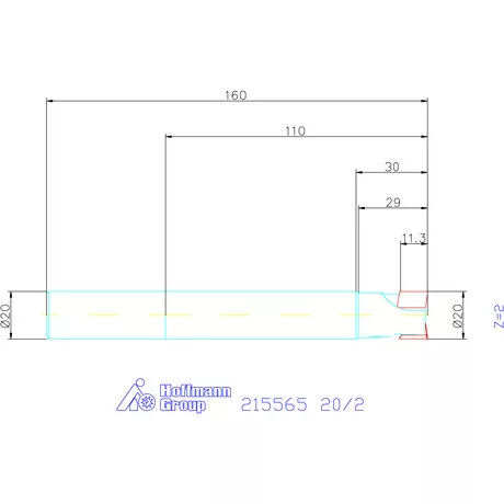 Garant Garant Softcut sarokmaró 90° MTC 20/2 mm