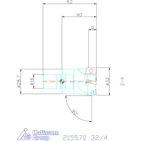 Garant Garant Softcut sarokmaró 90° MTC 32/4 mm