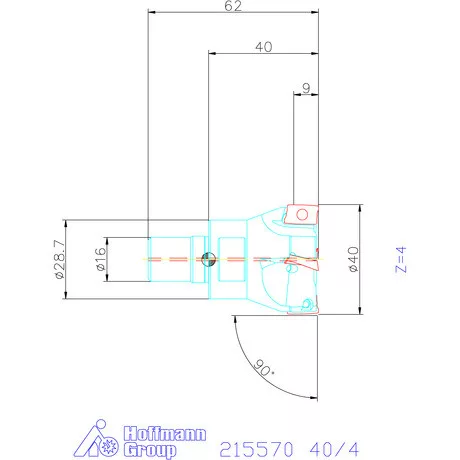 Garant Garant Softcut sarokmaró 90° MTC 40/4 mm
