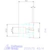 Garant Garant Softcut sarokmaró 90° MTC 40/4 mm
