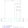 Garant Garant Softcut sarokmaró 90° MTC rövid 16/3 mm