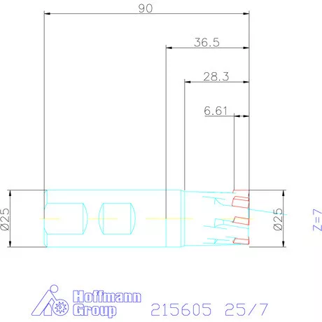 Garant Garant Softcut sarokmaró 90° MTC rövid 25/7 mm