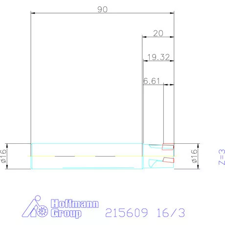 Garant Garant Softcut sarokmaró 90° MTC hosszú 16/3 mm