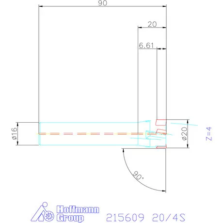 Garant Garant Softcut sarokmaró 90° MTC hosszú 20/4S mm