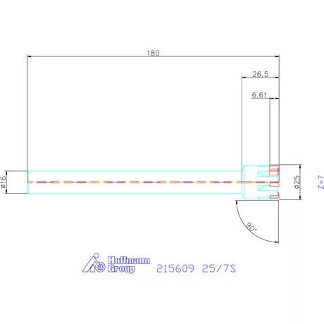 Garant Garant Softcut sarokmaró 90° MTC hosszú 25/7S mm
