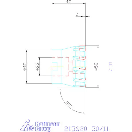 Garant Garant Softcut sarokmaró 90° MTC 50/11 mm