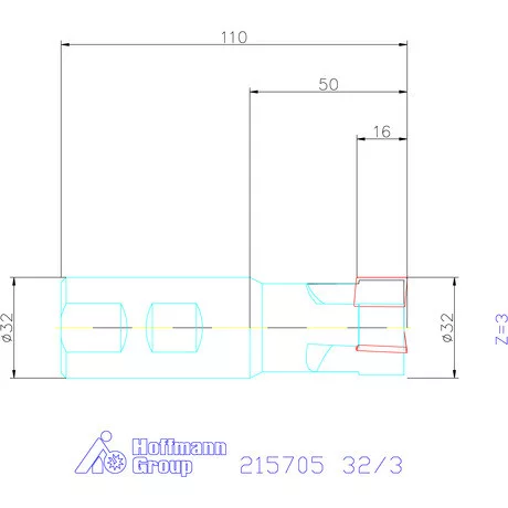 Garant Sarokmaró 90° Rövid 32/3 mm