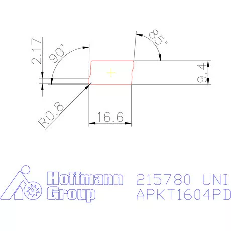 APKT 1604PDER-45  UNI