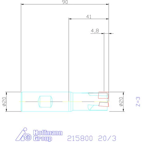 Garant Sarokmaró 90° 20/3 mm
