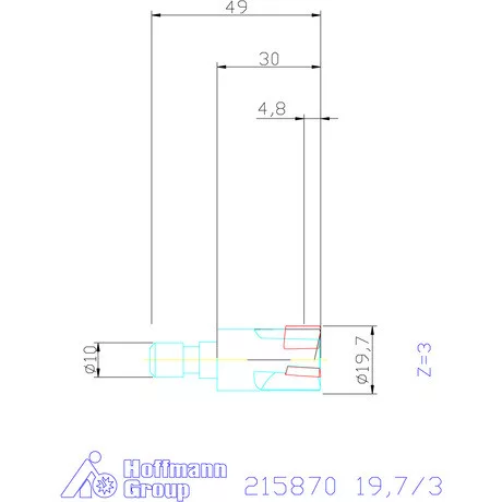 Garant Sarokmaró 90° 19,7/3 mm