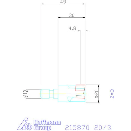 Garant Sarokmaró 90° 20/3 mm