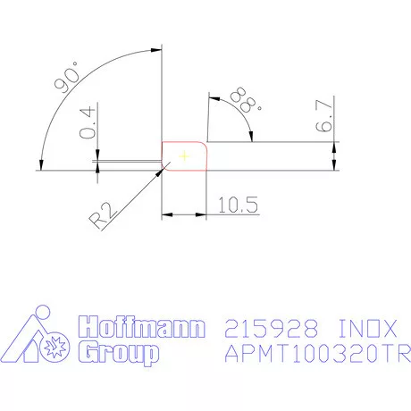 APMT 100320 TR  INOX