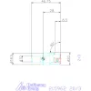 Garant Garant Power Tang 90° - tangenciális nagy teljesítményű sarokmaró sűrű osztás 20/3 mm