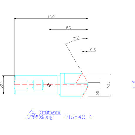 Élletörő maró 30°  6