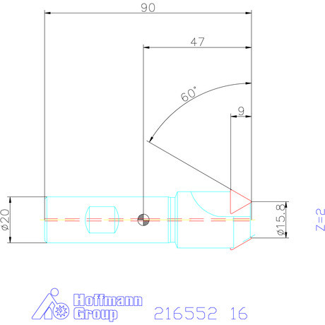 Garant Élletörő maró 60° 16