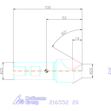 Garant Élletörő maró 60° 20