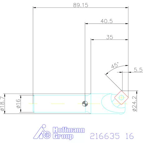 Holex Állítható süllyesztő 16 mm