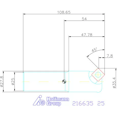 Holex Állítható süllyesztő 25 mm