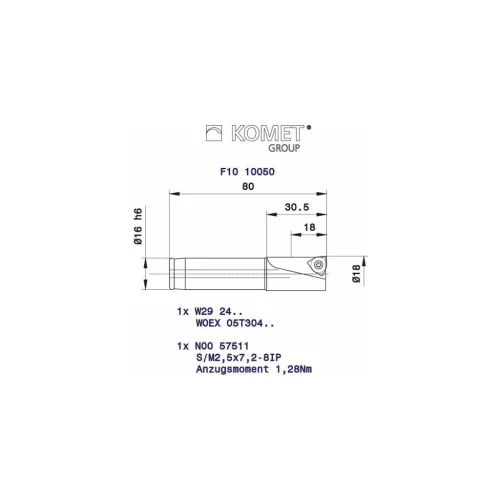 Komet süllyesztő M10