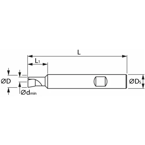 Garant Süllyesztő maró 180° 11 mm