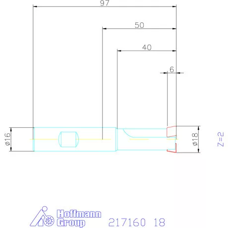 Garant Süllyesztő maró 180° 18 mm