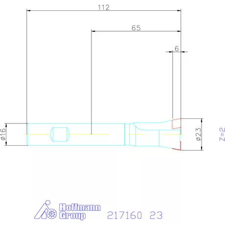Garant Süllyesztő maró 180° 23 mm