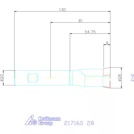 Garant Süllyesztő maró 180° 28 mm