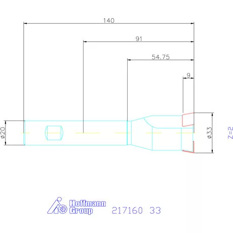 Garant Süllyesztő maró 180° 33 mm