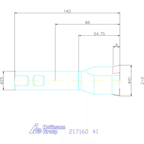 Garant Süllyesztő maró 180° 41 mm