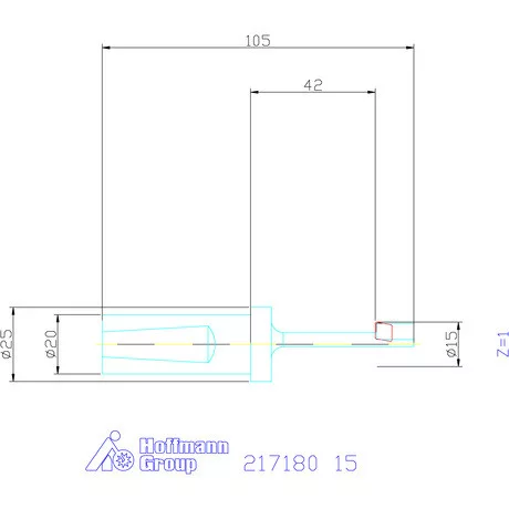 Garant Fordított süllyesztő 180° 15 mm