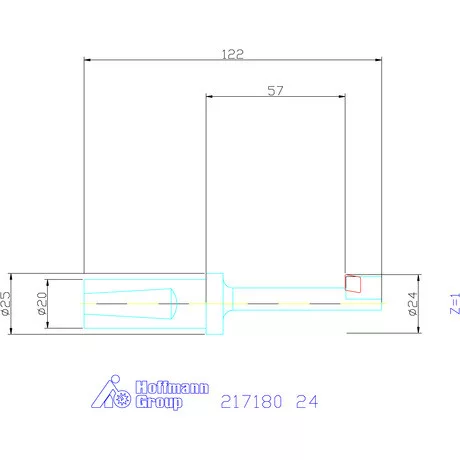 Garant Fordított süllyesztő 180° 24 mm