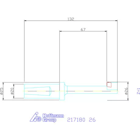 Garant Fordított süllyesztő 180° 26 mm