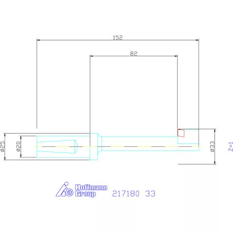 Garant Fordított süllyesztő 180° 33 mm