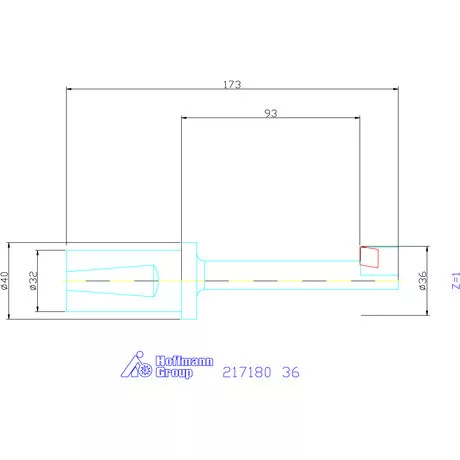 Garant Fordított süllyesztő 180° 36 mm