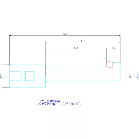 Garant Fordított süllyesztő 180° 66 mm