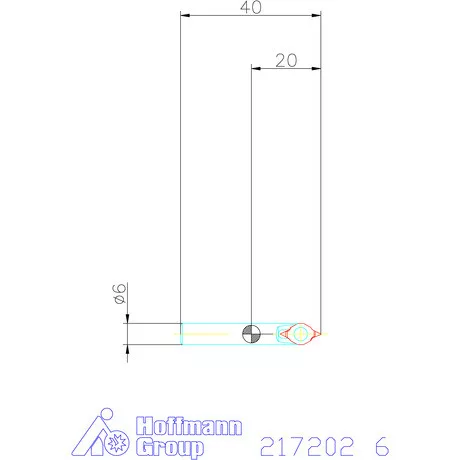 Acél szár gravírozáshoz  6 mm