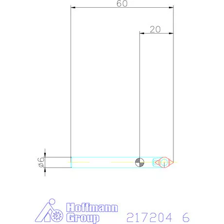 HM szár gravírozáshoz  6 mm