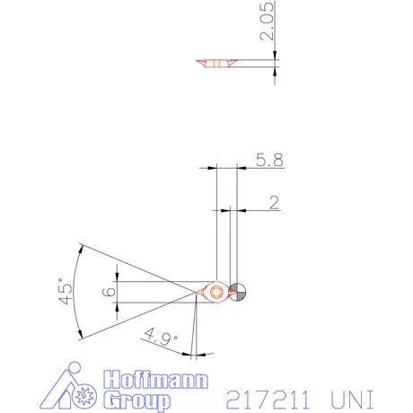 Váltólapka gravírozáshoz  UNI