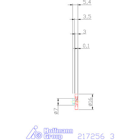 Garant Marólapka profil nélkül 3 mm