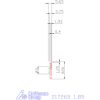 Garant Marólapka biztosítóhornyokhoz, élletöréssel 1,85 mm