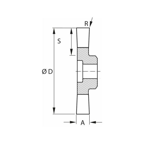 Garant Marólapka leválasztáshoz, keresztfogazású 2,5 mm