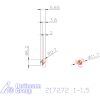 Marólapka metrikus menetbeszúrásokhoz  1-1,5 mm